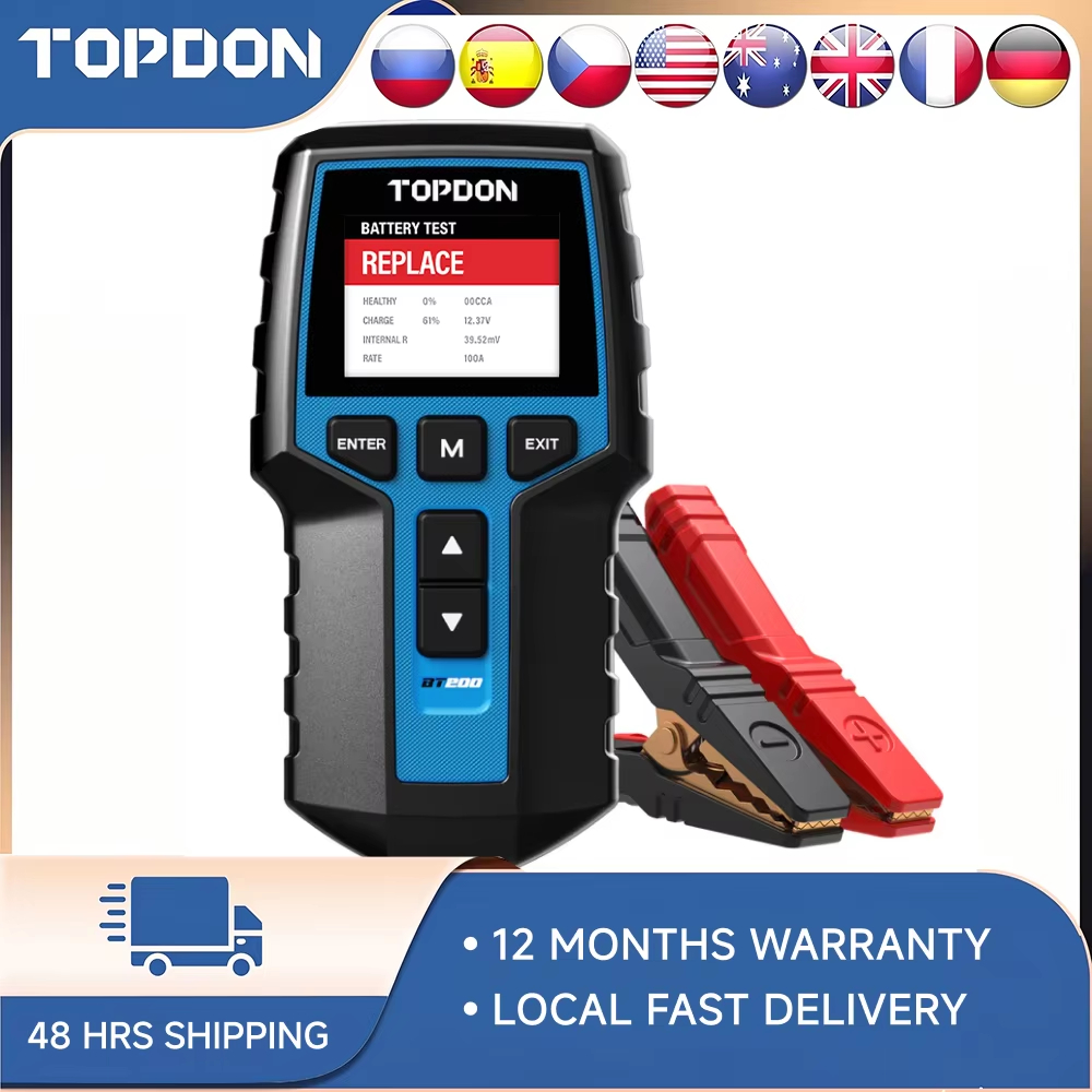 TOPDON BT200 Digitale Accu Ana - Topdon Tc001 Thermal Camera recensie en prijs
