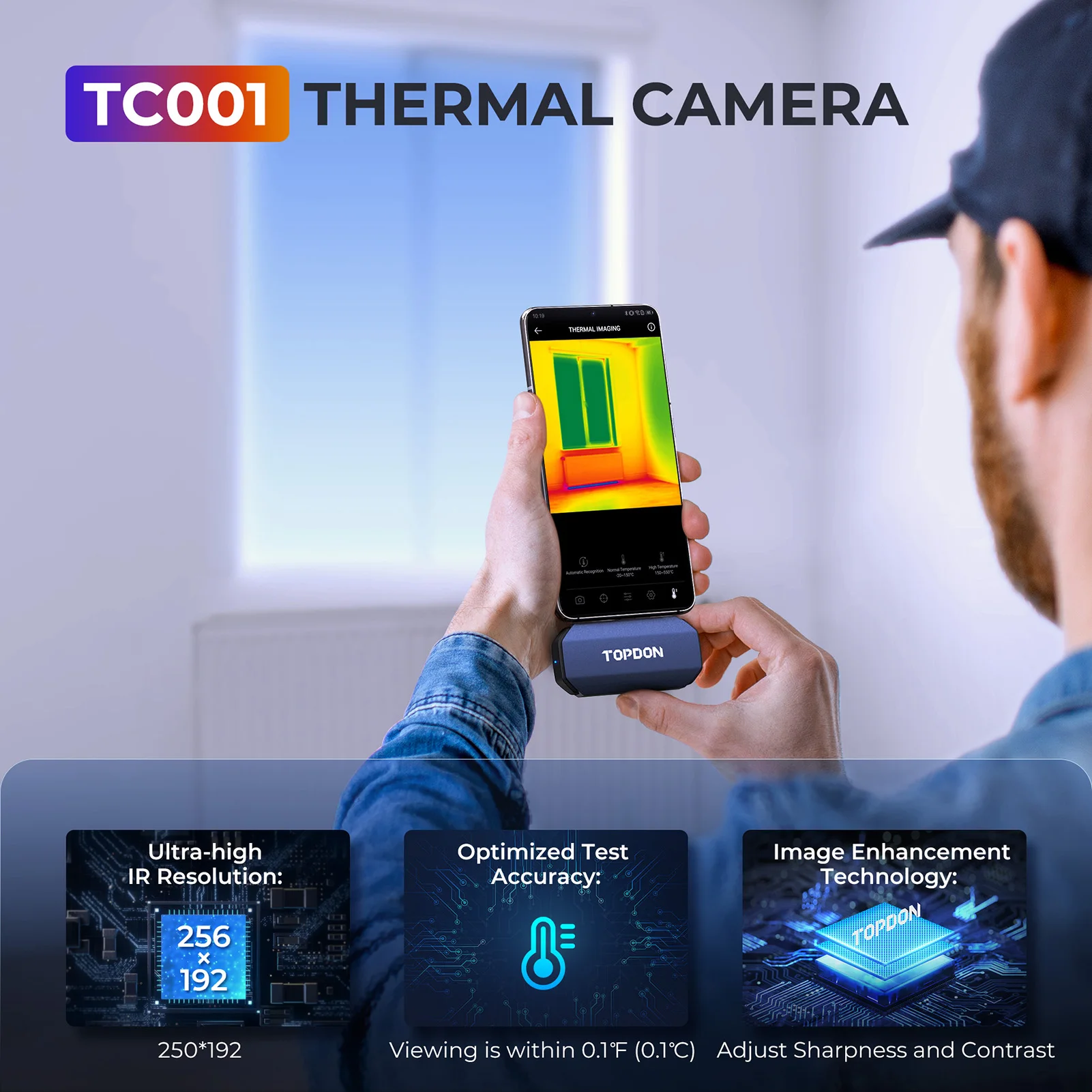 TOPDON TC001 256x192 Hoge Reso - Topdon Tc001 Thermal Camera recensie en prijs