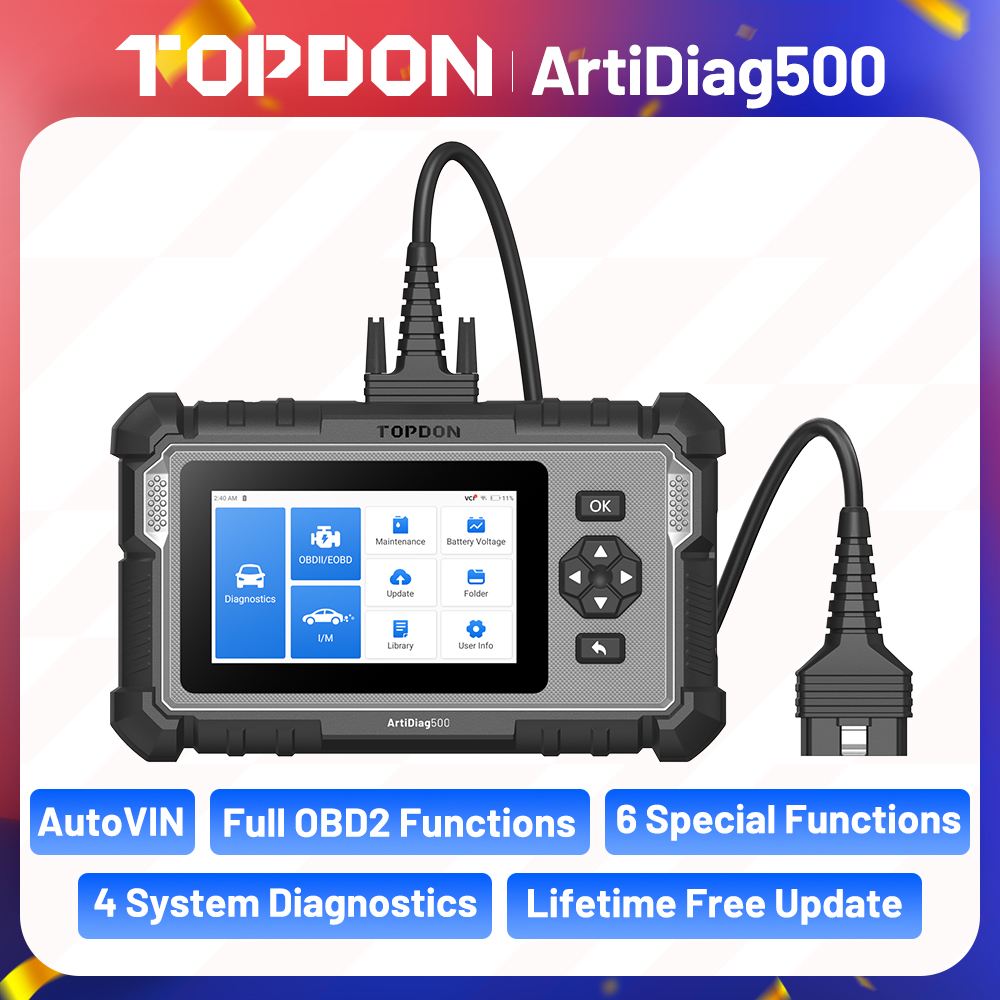 Topdon ArtiDiag500 Auto Diagno - Topdon Tc001 Thermal Camera recensie en prijs