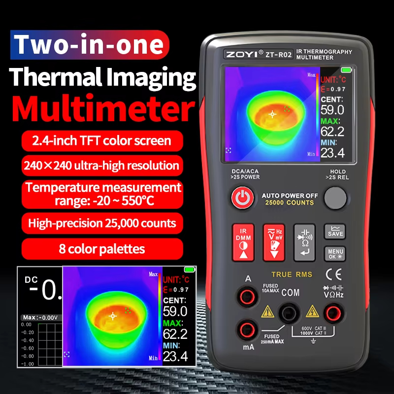ZOYI R02 geïntegreerde thermis - Nf 521 Thermal Imaging Camera recensie en prijs