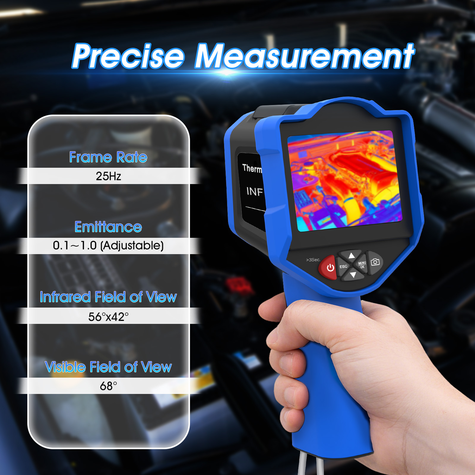 256x192 Thermische Camera 25Hz - Thermal Imaging Camera 256X192 recensie en prijs